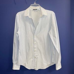 Mens Van Heusen Flex - Slim Fit Dress Shirt - Size S, 14-14 1/2, 32/33